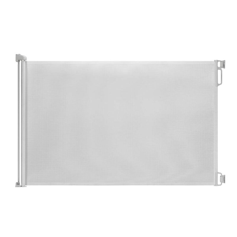 Photo 1 of EasyBaby Products Indoor Outdoor Retractable Baby Gate, 33cm 13" Tall, Extends up to 180cm 71'' Wide, White