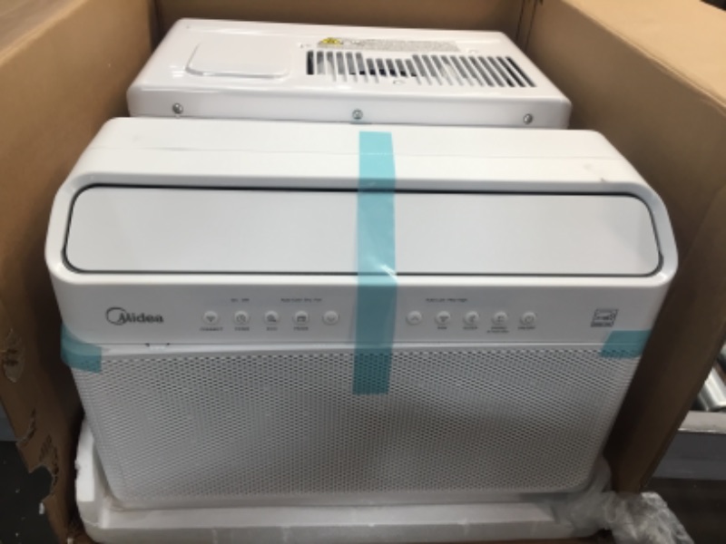 Photo 2 of Midea U Inverter Window Air Conditioner 12,000BTU, U-Shaped AC with Open Window Flexibility, Robust Installation,Extreme Quiet, 35% Energy Saving, Smart Control, Alexa, Remote, Bracket Included
