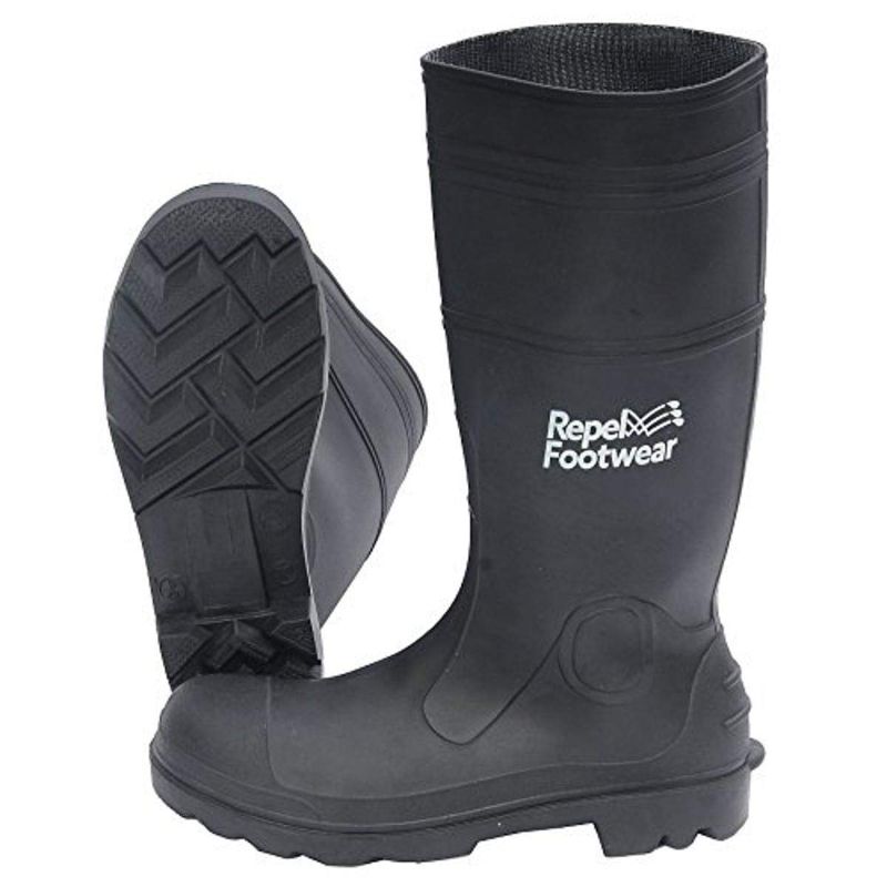 Photo 1 of Galeton 11578-11 Repel Footwear Economy 15" PVC Waterproof Boots with Plain Toe with No-Slip Treads
