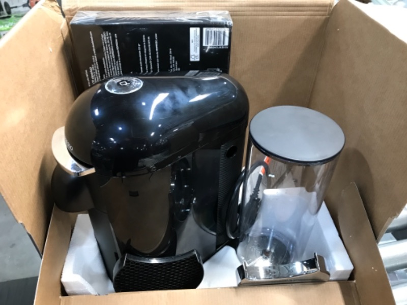 Photo 2 of Nespresso BNV420BLK VertuoPlus Deluxe Espresso Machine by Breville, Black
