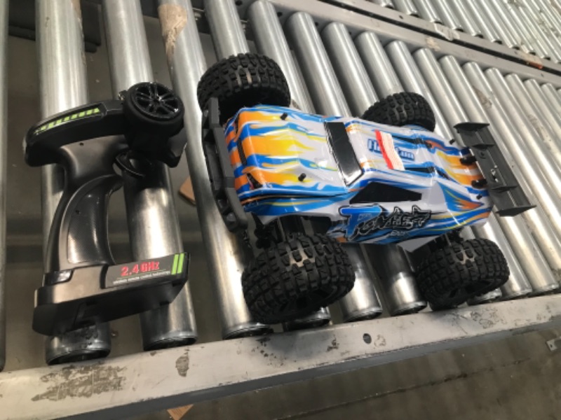 Photo 1 of Holyton Remote Control Car 1:10 Scale RC Cars 48+ KM/H High Speed 40+ min Play , 4WD All Terrains Off Road Monster Truck for Adults and Kids Hobby RC Truck Vehicle, 2 Battery Crawler Toy Gift for Boys
