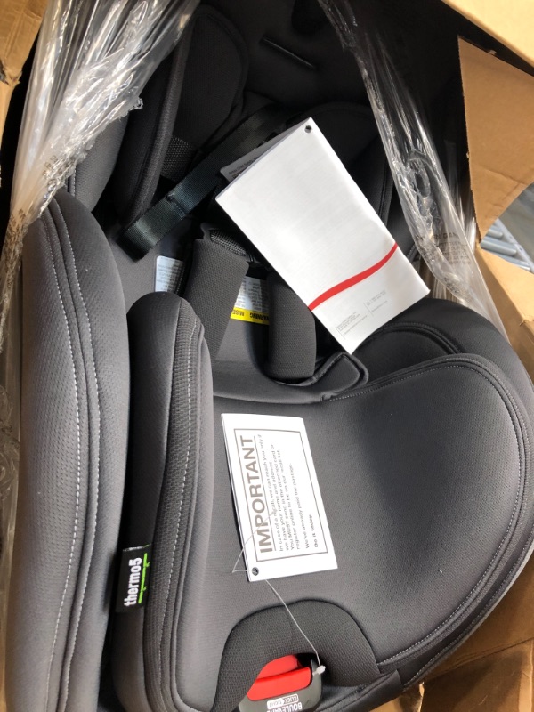 Photo 3 of Britax Boulevard ClickTight Convertible Car Seat, Cool N Dry Charcoal - Cooling & Moisture Wicking Fabric
