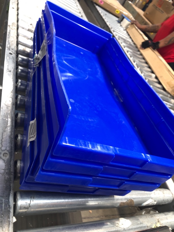 Photo 2 of Akro-Mils 08212BLUE 30210 AkroBins Plastic Storage Bin Hanging Stacking Containers