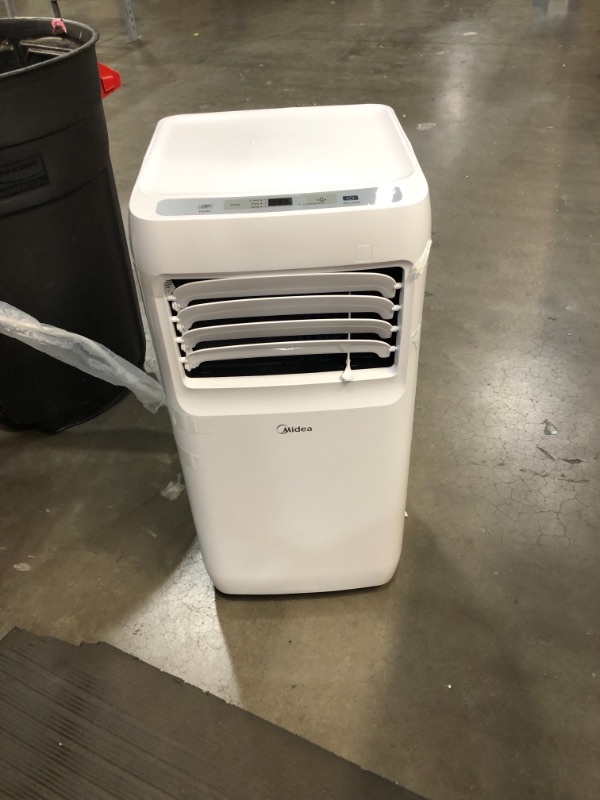 Photo 2 of MIDEA MAP08R1CWT 3-in-1 Portable Air Conditioner, Dehumidifier, Fan, for Rooms up to 150 sq ft, 8,000 BTU (5,300 BTU SACC) control with Remote