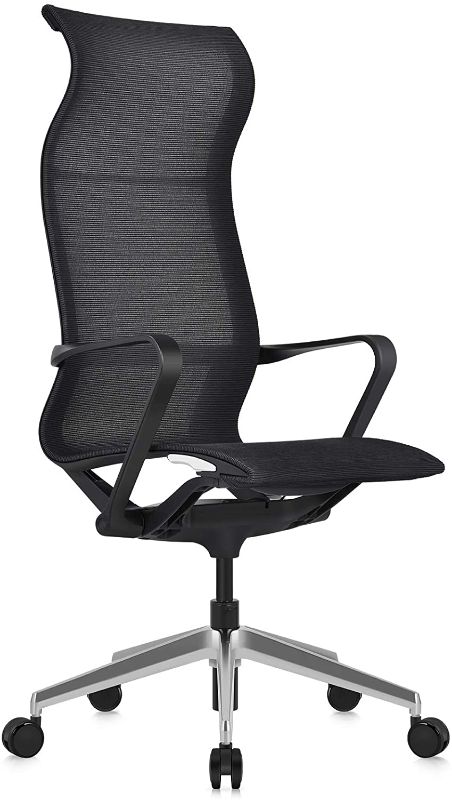 Photo 1 of MOOJIRS Ergonomic Office Chair | with Seat Height Adjustable and Infinite Tilt Lock | Breathable Mesh Fabric | All Aluminum Alloy Base | for Computer Desk - Seat Height 17.32"-21.26"