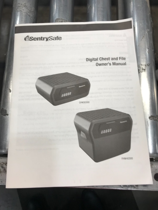 Photo 9 of SentrySafe FHW40300 Digital Fire/Water Security File, 0.66 cu. ft.