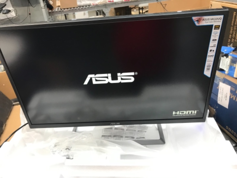 Photo 2 of Asus VA32UQ 31.5” HDR Monitor 4K (3840 X 2160) FreeSync Eye Care DisplayPort HDMI HDR10,Black