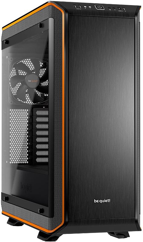 Photo 1 of be quiet! Dark Base PRO 900 Orange Rev. 2, Full Tower ATX, 3 Pre-Installed Silent Wings 3 Fans, BGW14, Tempered Glass Window, RGB LED Illumination