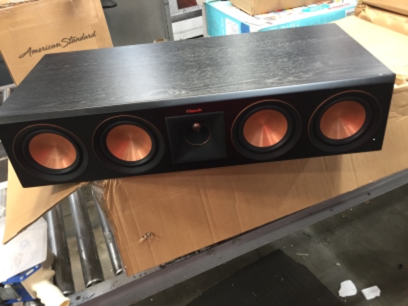 Photo 2 of Klipsch RP-504C Center Channel Speaker (Piano Black)