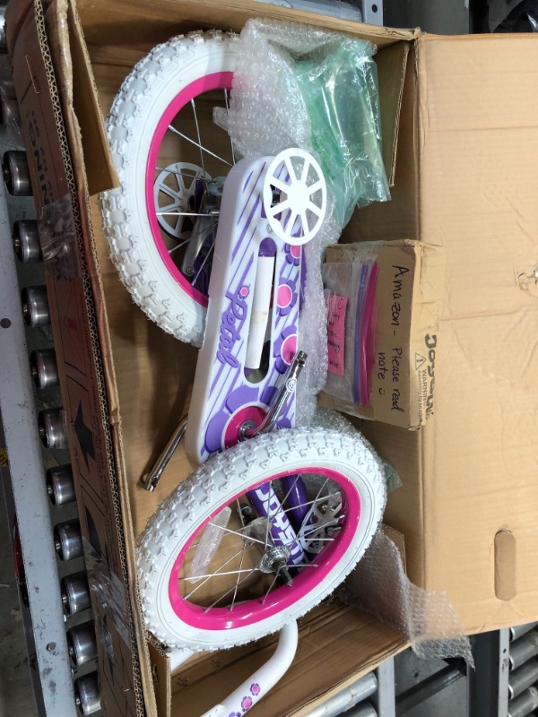 Photo 2 of JOYSTAR  14  Inch Kids Bike with Training Wheels for 2-7 Years Old Girls 32" - 53" Tall