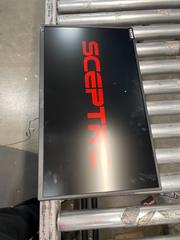 Photo 2 of Sceptre E248W-19203R 24" Ultra Thin 75Hz 1080p LED Monitor 2x HDMI VGA Build-in Speakers, Metallic Black 2018