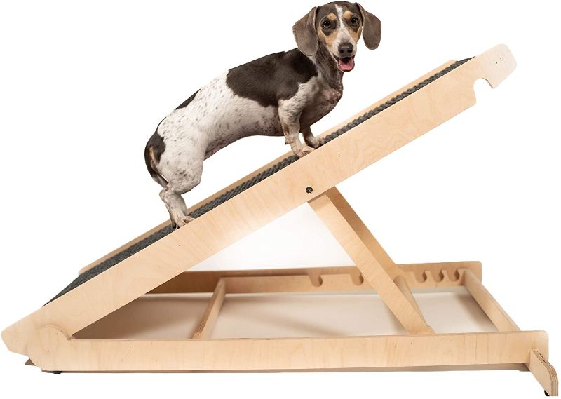 Photo 1 of Adjustable Pet Ramp for All Dogs and Cats - for Couch or Bed with Paw Traction Mat - 40" Long and Adjustable from 14” to 24” - Rated for 200LBS - Great for Small and Older Animals