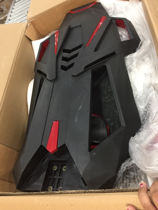 Photo 5 of Respawn 200 Racing-Style Gaming Chair, Red/Black