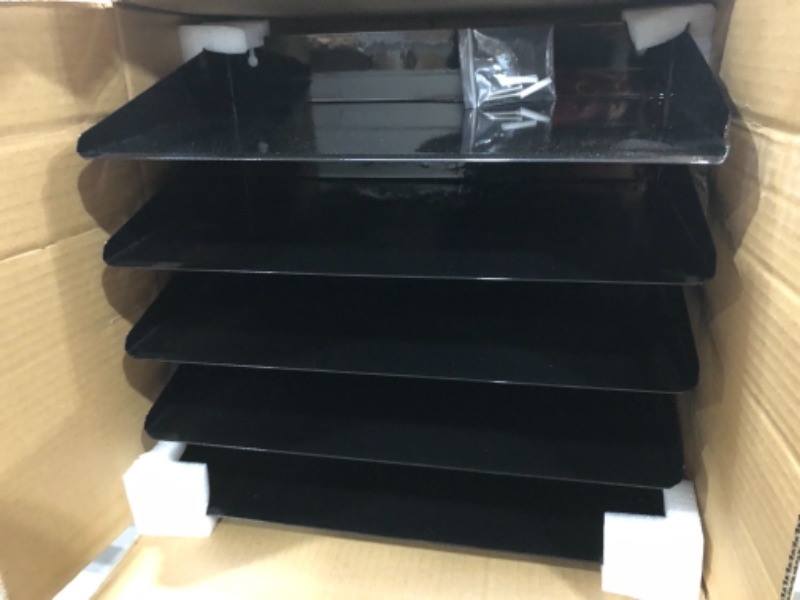 Photo 2 of AmazonBasics 5 Tier Metal Office Document Organizer Tray, 15" x 9" x 13"