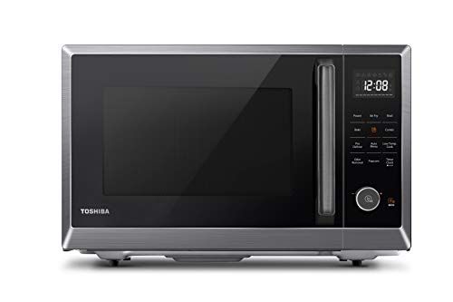 Photo 1 of  Toshiba ML2-EC10SA 4-in-1 Microwave Oven with Healthy Air Fry, Convection Cooking, Easy-clean Interior and ECO Mode, 1.0 Cu.ft, Black stainless steel
