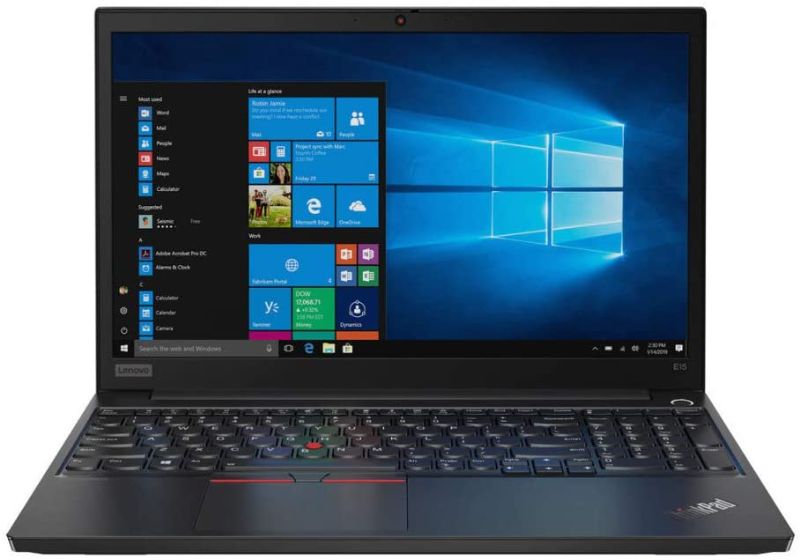 Photo 1 of Lenovo ThinkPad E15 15.6” Full HD IPS 1920 x 1080 Laptop, Core i5-10210U, 256 GB SSD, 8GB Ram, Win 10 Pro 64-bit
