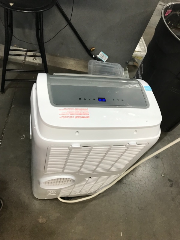 Photo 2 of BLACK+DECKER 8,000 BTU DOE (14,000 BTU ASHRAE) Portable Air Conditioner with Remote Control, White