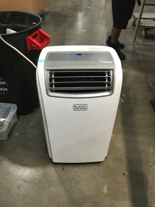 Photo 6 of BLACK+DECKER 8,000 BTU DOE (14,000 BTU ASHRAE) Portable Air Conditioner with Remote Control, White