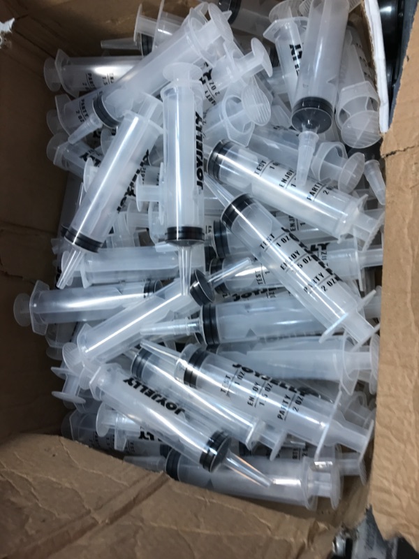 Photo 2 of 2 oz Jello Shot Syringes with Caps Reusable Plastic Tubes Container Party Syringe with Lids Large Plastic Syringes for Jello Shots Halloween Graduation Bachelorette Party Favors Supplies (36 Pieces)
