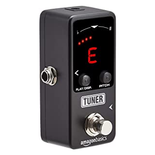 Photo 1 of Amazon Basics Mini Tuner Pedal for Guitar and Bass