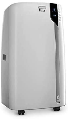 Photo 1 of De'Longhi 12000 BTU Portable Air Conditioner, Dehumidifier & Fan + Cool Surround Remote w/Built-in Temperature Control Sensor & Quiet Mode, 500 sq ft, Large Room, Pinguino 6800 BTU (DOE), White
