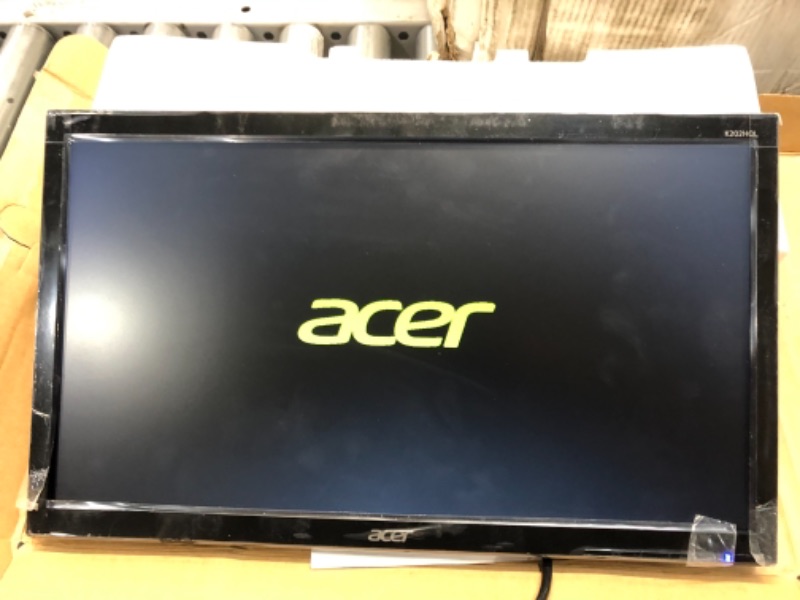 Photo 2 of Acer K202HQL Abi 19.5" HD Monitor (HDMI & VGA port), Black, 19.5 Inch
