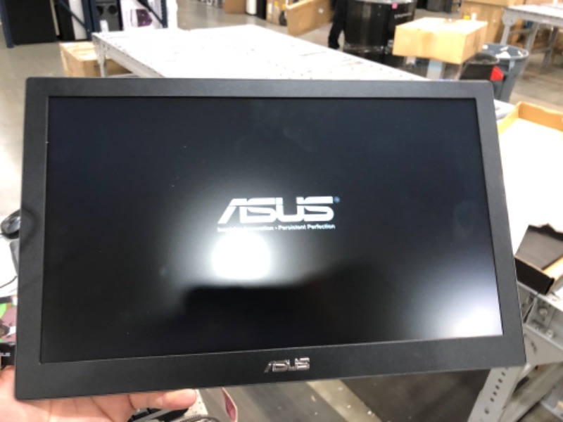 Photo 2 of ASUS 15.6" Portable Monitor (MB168B) - WXGA (1366 x 768), Auto-rotatable, Smart Case, Ultra-slim, Lightweight, Sleek, USB 3.0 Powered, For Laptop, PC, Phone, Console
