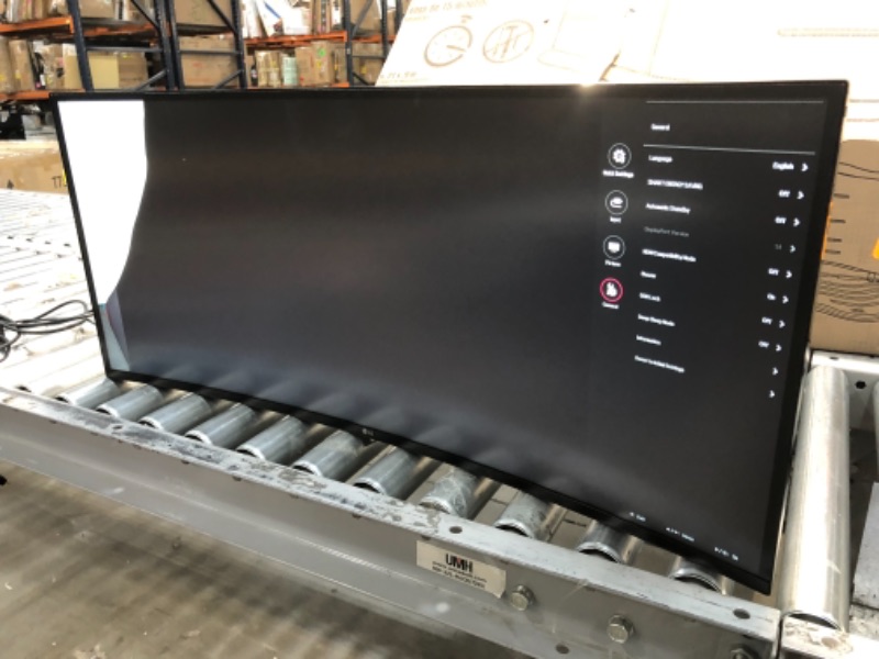 Photo 1 of LG 35WN75C-B – 35” QHD (3440 x 1440) Curved Monitor with sRGB 99% Color Gamut and HDR 10 and USB-Type C (94W Power Delivery) - Black (Parts Only)