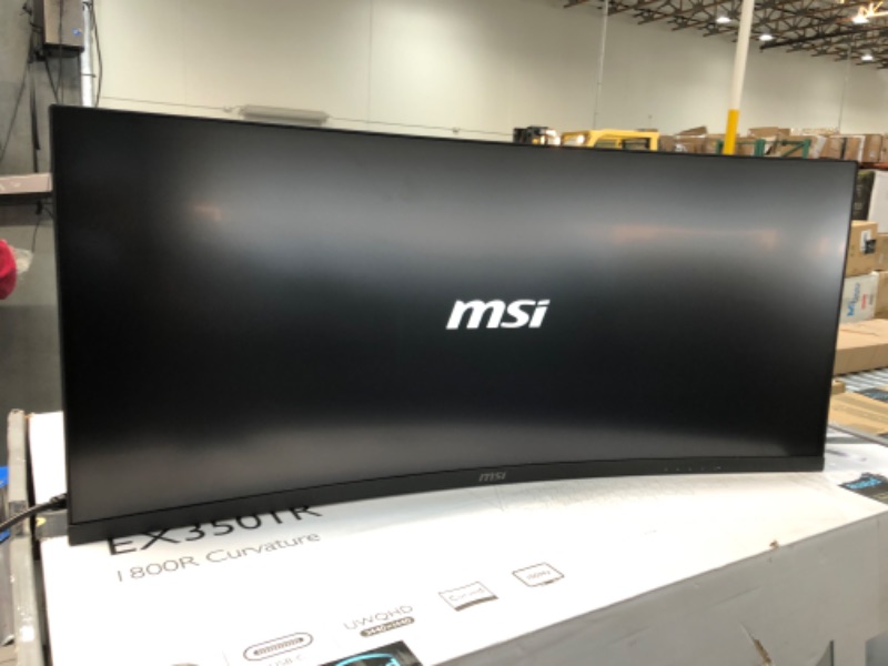 Photo 4 of MSI 27" Curved 1920x1080 HDMI DP 165Hz 1ms FreeSync LCD Gaming Monitor - Optix G27C4
