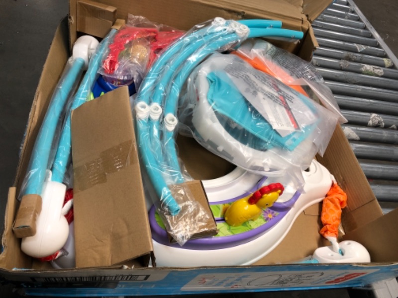 Photo 1 of Fisher-Price Animal Activity Jumperoo, Blue, One Size
