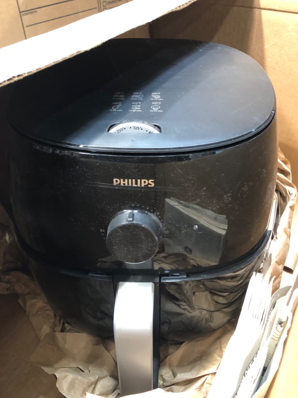 Photo 2 of PARTS ONLY
Philips Premium Airfryer XXL with Fat Removal Technology, Black, HD9630/98
