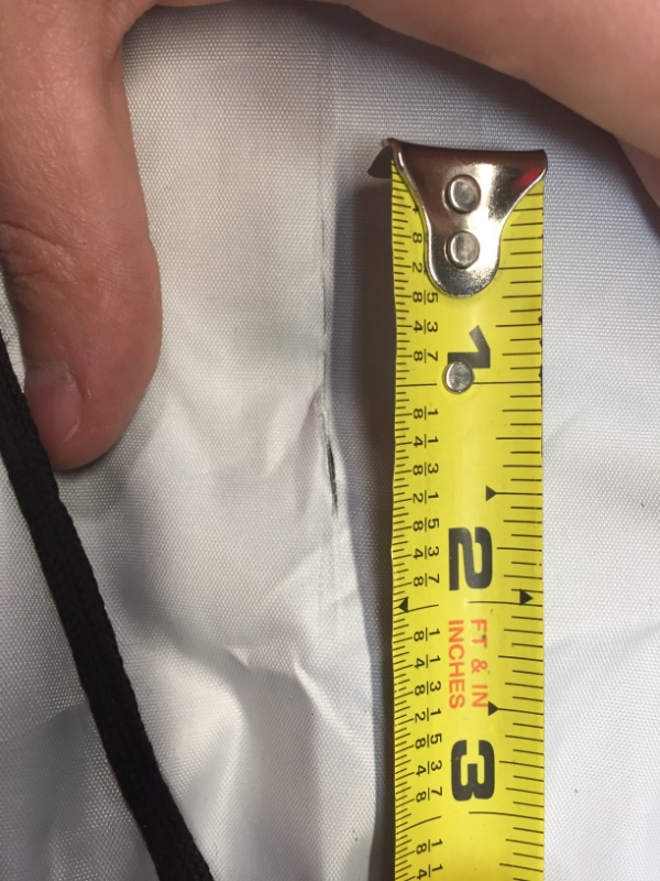 Photo 1 of LEYOUJIA Pop-up Canopy Tent with Carrying Bag,Easy One Person Setup Instant Outdoor Canopy Folding Shelter,10' x 10' Base 8' x 8' Top,Blue
//tent is ripped shown in pictures