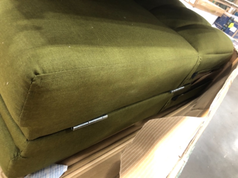 Photo 3 of ***PARTS ONLY*** Novogratz Brittany Convertible Sofa, Darker Forest Green