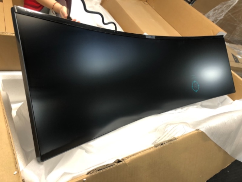 Photo 3 of SAMSUNG 49-Inch CHG90 144Hz Curved Gaming Monitor (LC49HG90DMNXZA) – Super Ultrawide Screen QLED Computer Monitor, 3840 x 1080p Resolution, 1ms Response, FreeSync 2 with HDR,Black
