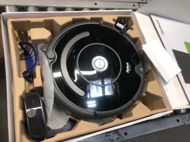 Photo 2 of iRobot Roomba 675 Robot Vacuum-Wi-Fi Connectivity, Works with Alexa, Good for Pet Hair, Carpets, Hard Floors, Self-Charging
