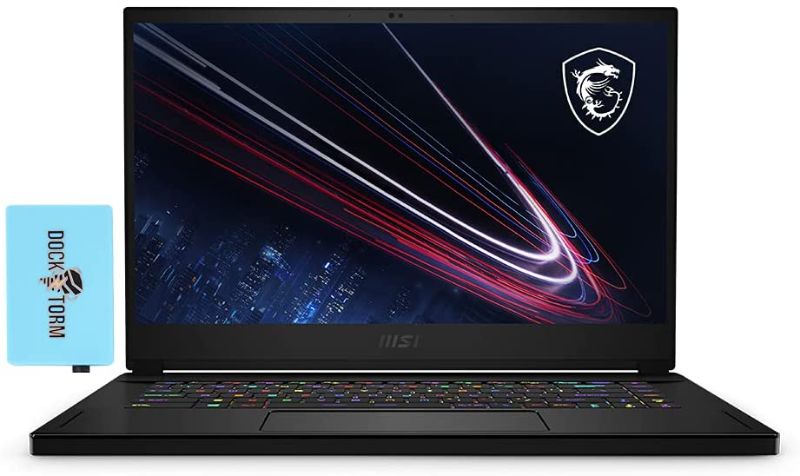 Photo 1 of MSI GS66 Stealth 11UH-020 Gaming & Entertainment Laptop (Intel i9-11900H 8-Core, 32GB RAM, 1TB SSD, RTX 3080, 15.6" Full HD (1920x1080), WiFi, Bluetooth, Webcam, Win 10 Pro) with Hub
