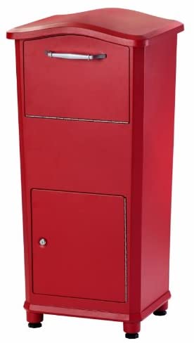 Photo 1 of Architectural Mailboxes 6900R Elephantrunk Parcel Drop Box, Red
