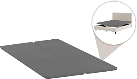 Photo 1 of  2-Inch Wood Split Bunkie Board/Slats,Mattress Bed Support,Fits Standard, Queen, BLACK AND GREY
