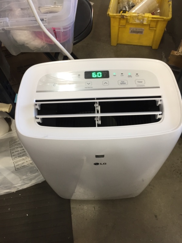 Photo 2 of LG LP0721WSR Portable Air Conditioner with 7000 BTU Cooling Capacity, Remote Control and 2 Fan Speeds in White
