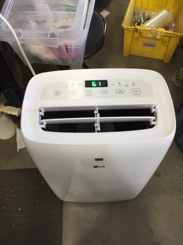 Photo 5 of LG LP0621WSR Portable Air Conditioner with 6000 BTU Cooling Capacity, Remote Control and 2 Fan Speeds in White
