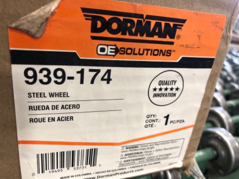 Photo 3 of Dorman 939-174 Steel Wheel 16"