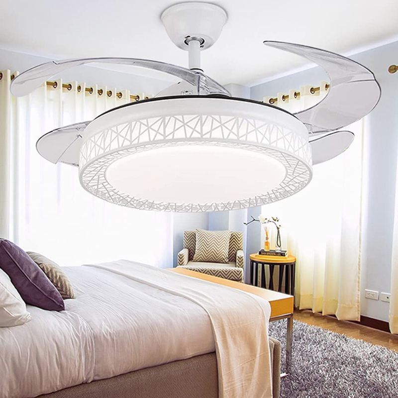 Photo 1 of Panghuhu88 42"Invisible Ceiling Fan Chandelier with Light