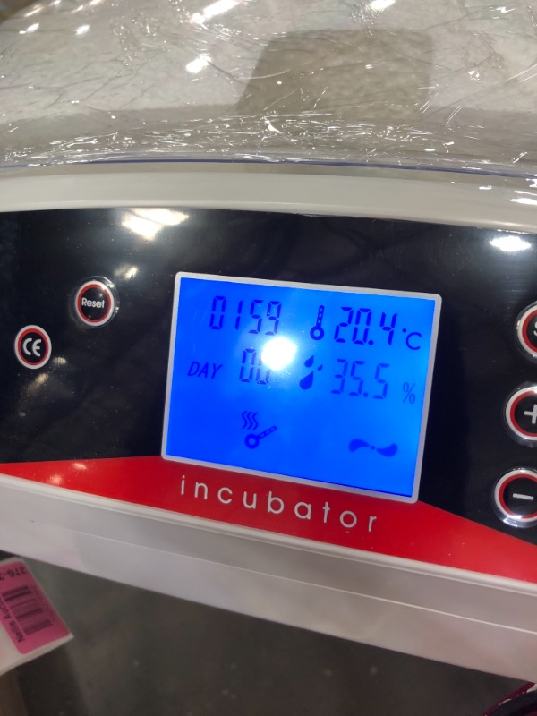 Photo 2 of Egg Incubator, 56 Eggs Digital Incubator with Fully Automatic Egg Turning and Humidity Control 90W Clear Hatching for Chicken Duck Quail Eggs