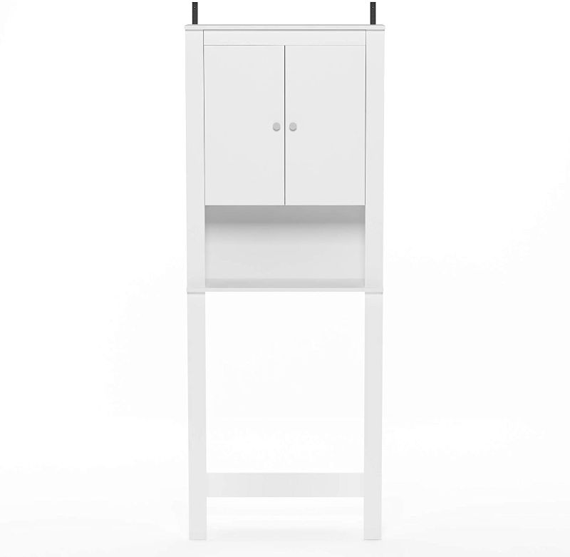Photo 1 of (stock photo for reference only)
Double Door Bath Cabinet with shelves , White

