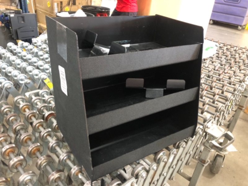 Photo 1 of 3 tier plastic organizer black