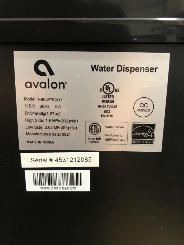 Photo 3 of AVALON Bottom Loading Water Cooler Dispenser

//TESTED AND FUNCTIONAL 
