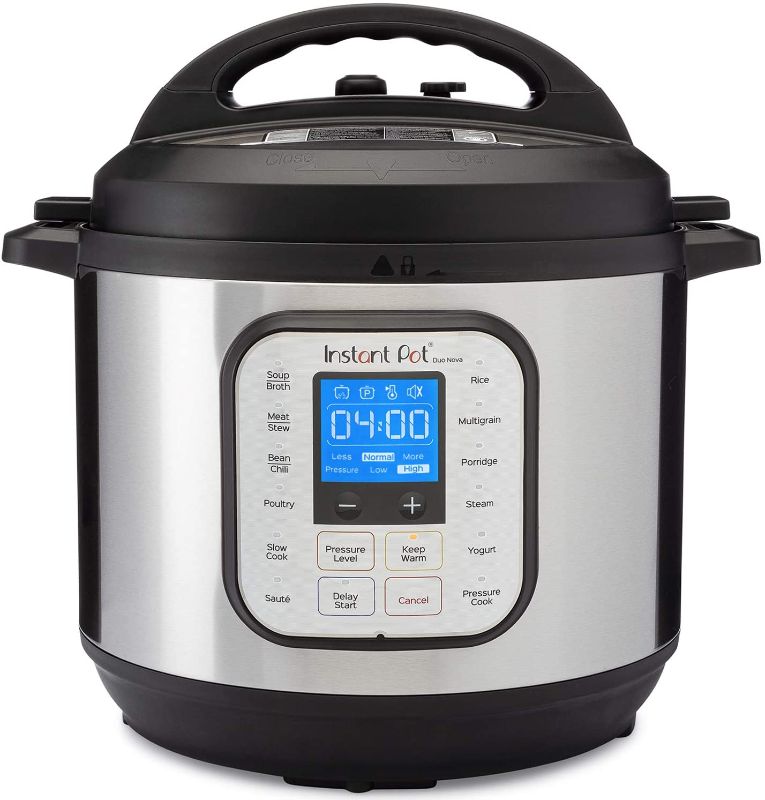 Photo 1 of Instant Pot Duo Nova 7-in-1 Electric Pressure Cooker, Slow Cooker, Rice Cooker, Steamer, Saute, Yogurt Maker, Sterilizer, and Warmer, 8 Quart, 14 One-Touch Programs


//TESTED AND FUNCTIONAL 