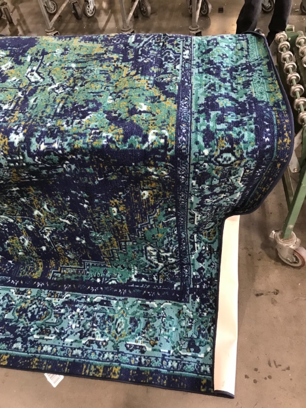 Photo 2 of Blue and Green Area rug 116in x 96in