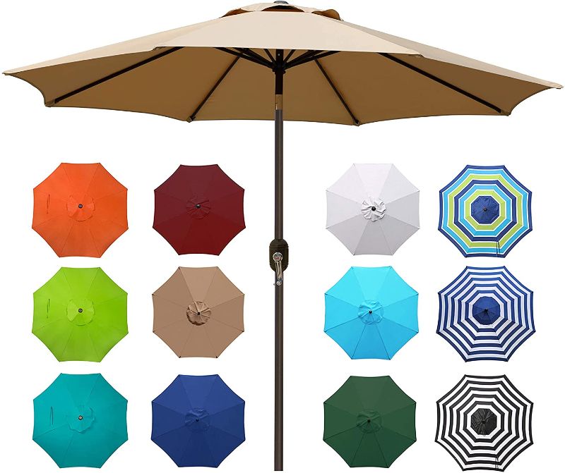 Photo 1 of  9' Outdoor Aluminum Patio Umbrella