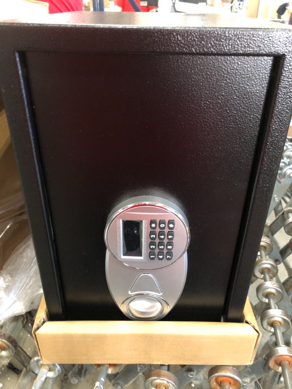 Photo 3 of Amazon Basics Steel Security Safe with Programmable Electronic Keypad - Secure Cash